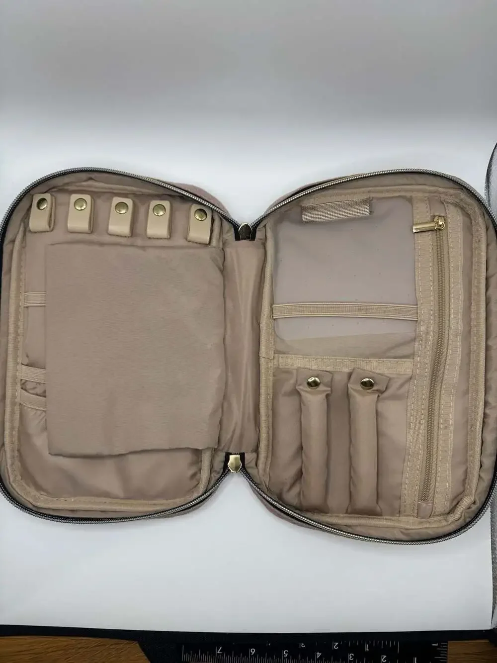 BAGSMART Quilted Travel Jewelry Organizer Case